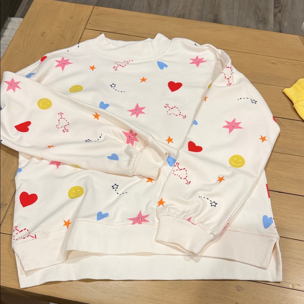 Old Navy Kids Sweatshirt with Colorful Patterns